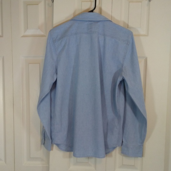 Ralph Lauren Chaps Chambray Button Up Shirt - Picture 2 of 4